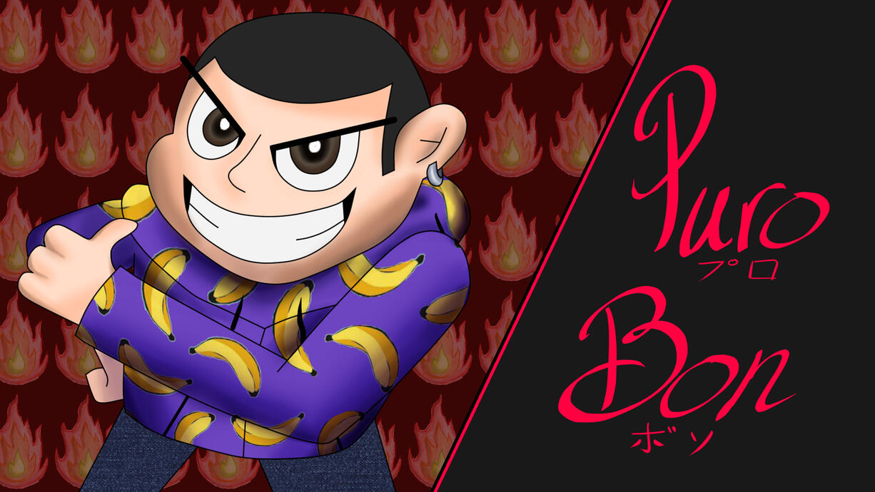 Purogema Music Video Illustration- Steven