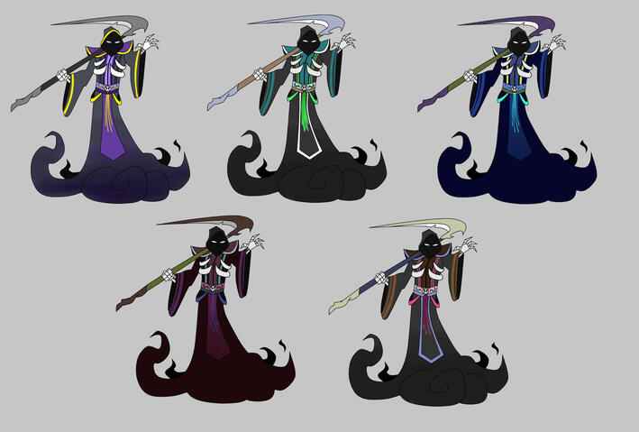 Death Color Palette Explorations